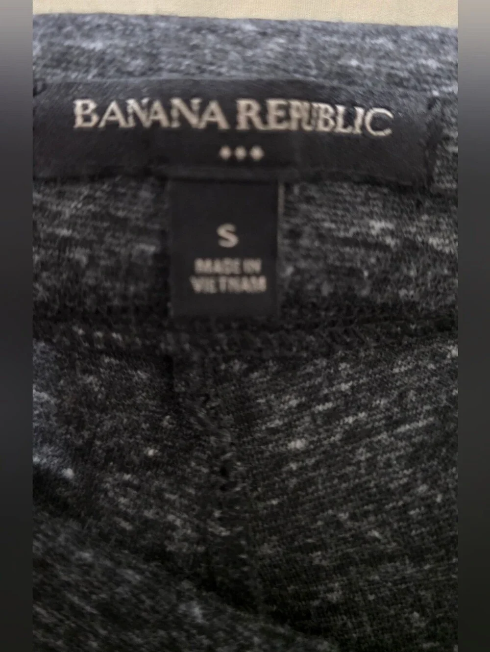 Banana Republic Charcoal Heather Stretch Leggings/Dress Pants Women's Size S